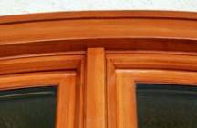 Maintaining these finely crafted arched wooden windows