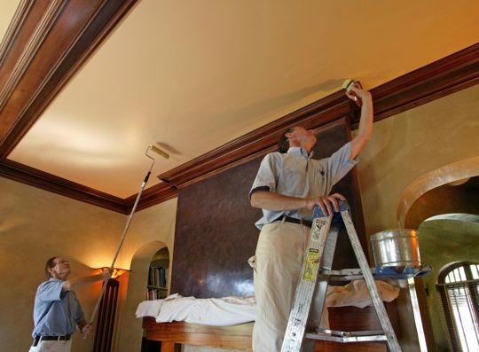 Painting a Minneapolis Home Ceiling - William Nunn Contractors