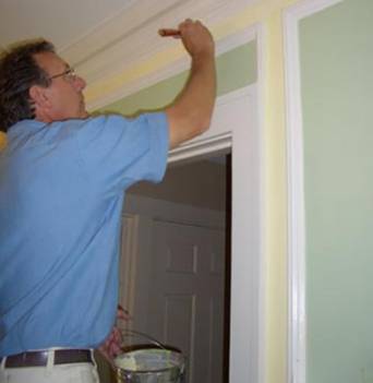 Willian Nunn painting Minnetonka home interior