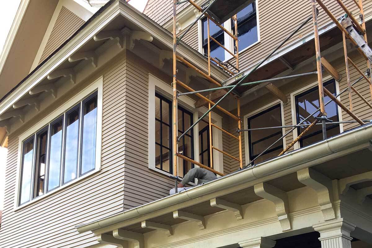 Restoring exterior envelope of Victorian home