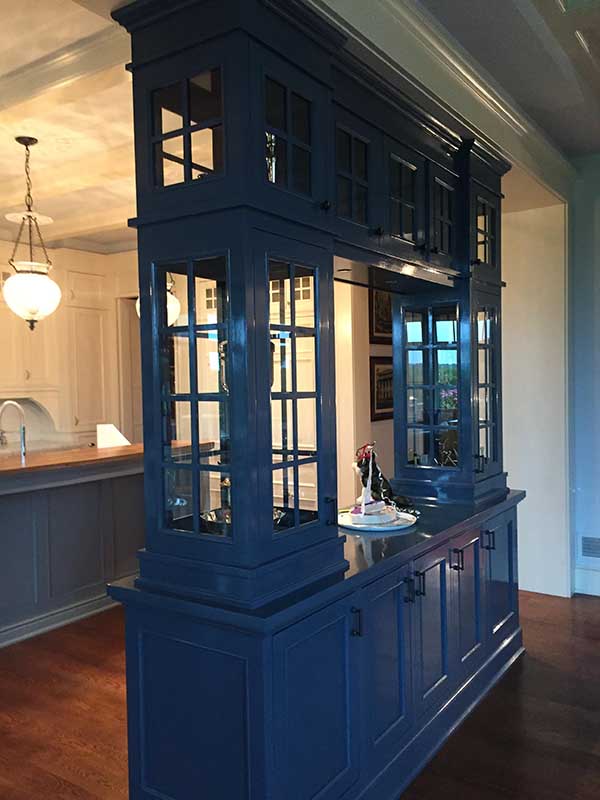 Freestanding kitchen cabinet upgrade Orno Minnesota home