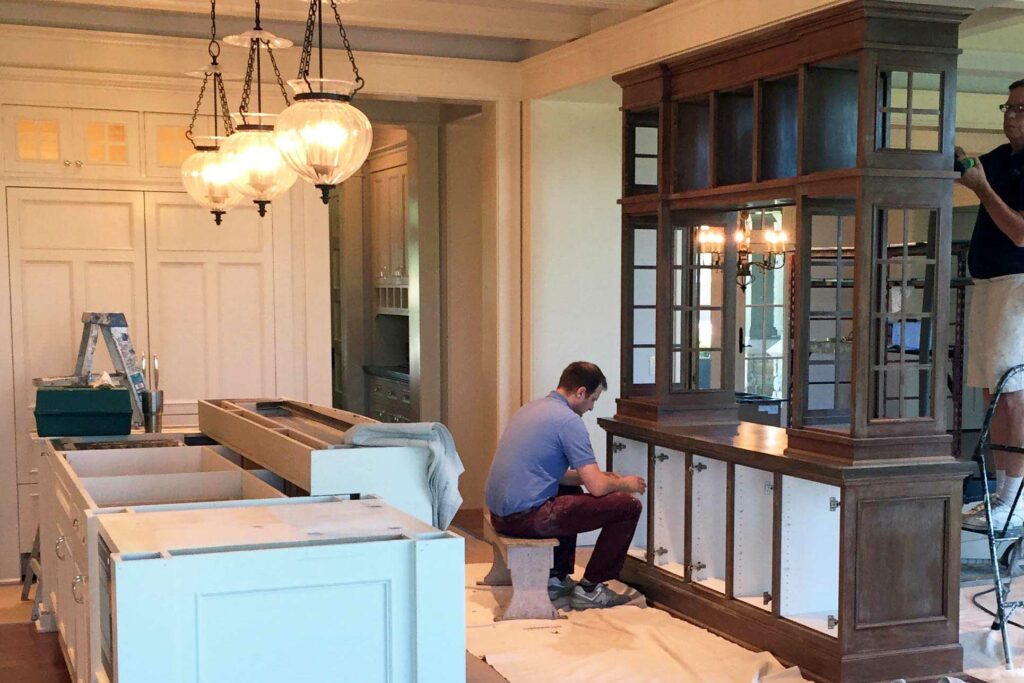 Orno MN home kitchen painting project