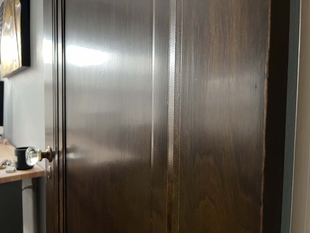 Rachel Meloy interior door refinishing